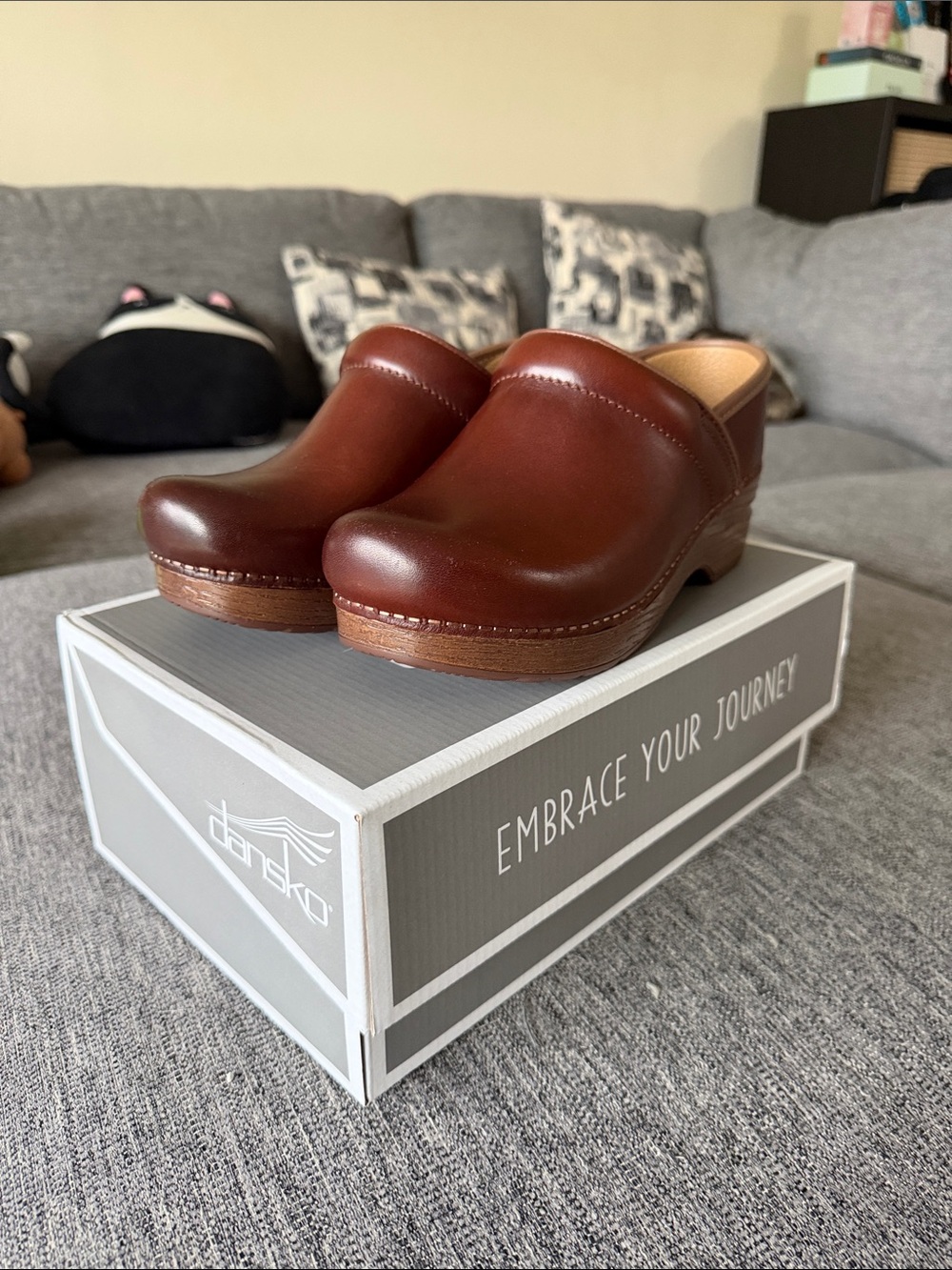 Dansko Professional Saddle Full Grain Clog 37W